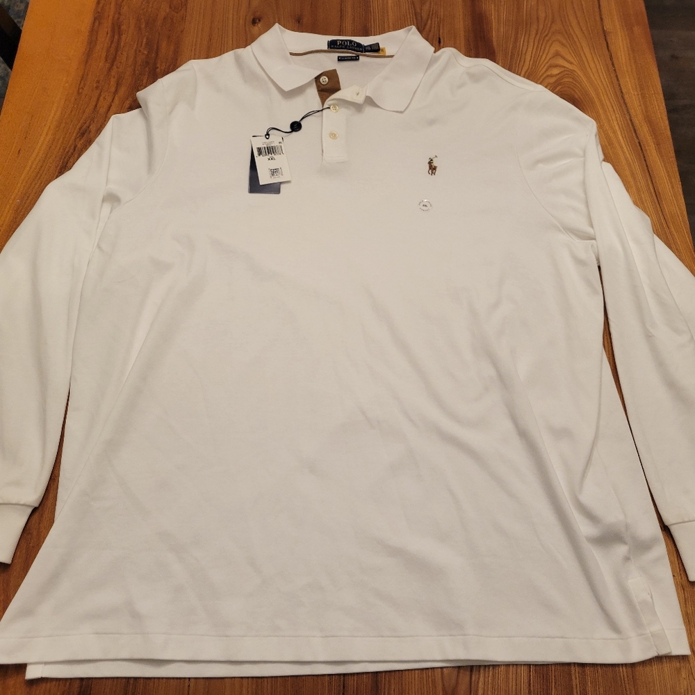 Polo by Ralph Lauren White Long Sleeve Shirt